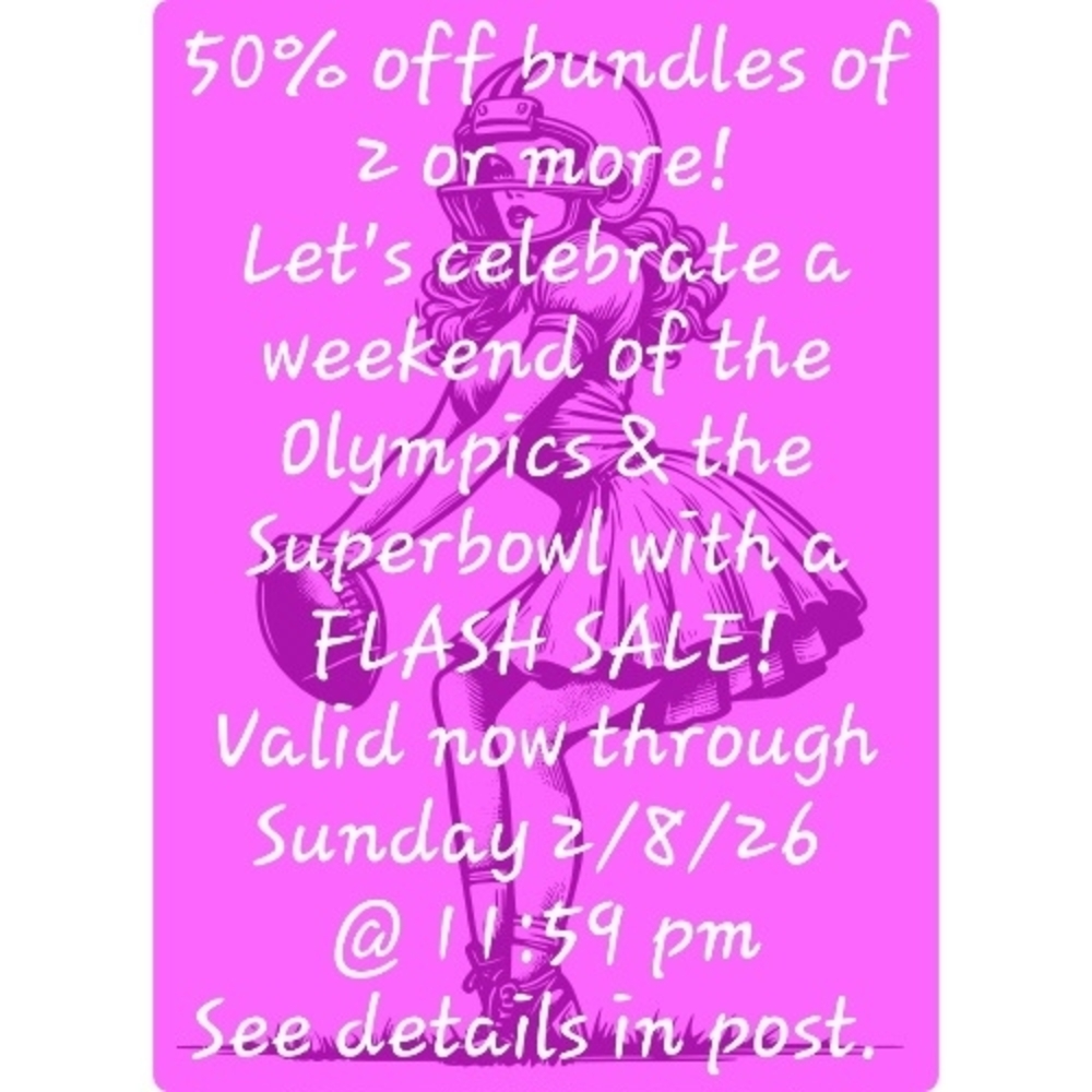 50% OFF BUNDLES OF 2 OR MORE!